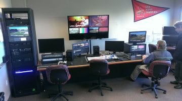 Springfield Cardinals featuring NewTek Tricaster 8000, 3Play, Sony and Panasonic Cameras and Blackmagic Design routers